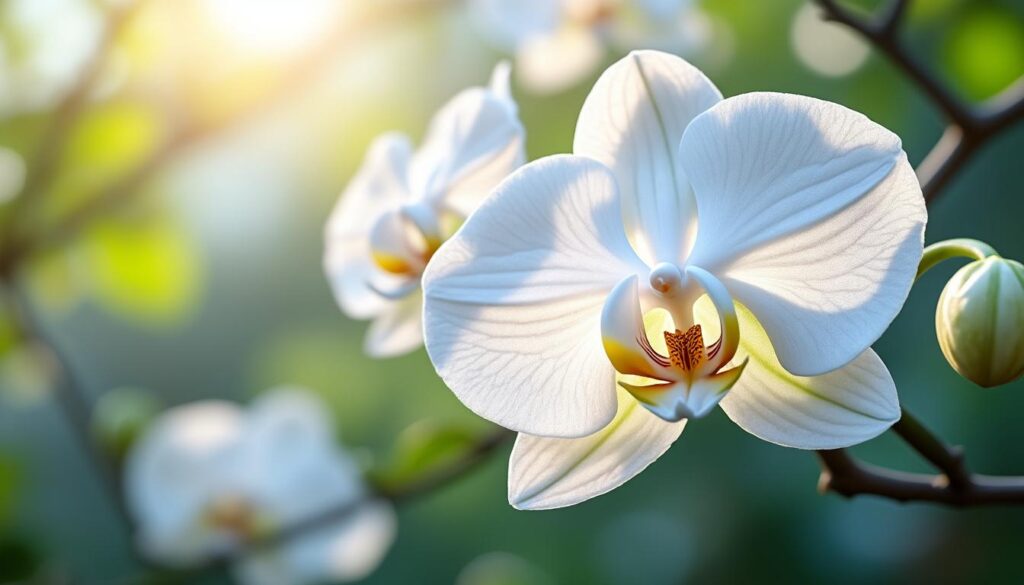 découvrez la signification de l’orchidée blanche et son symbolisme unique dans l'univers des fleurs, représentant pureté, élégance et beauté subtile.