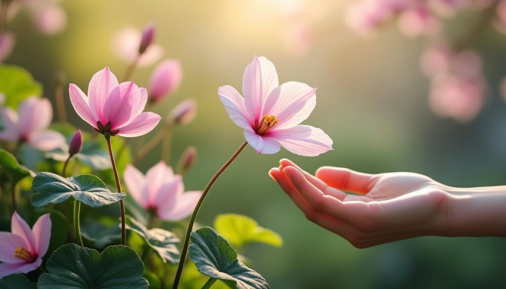 découvrez la signification et la symbolique du cyclamen dans la culture et le langage des fleurs, un guide complet pour comprendre ce que cette plante évoque.