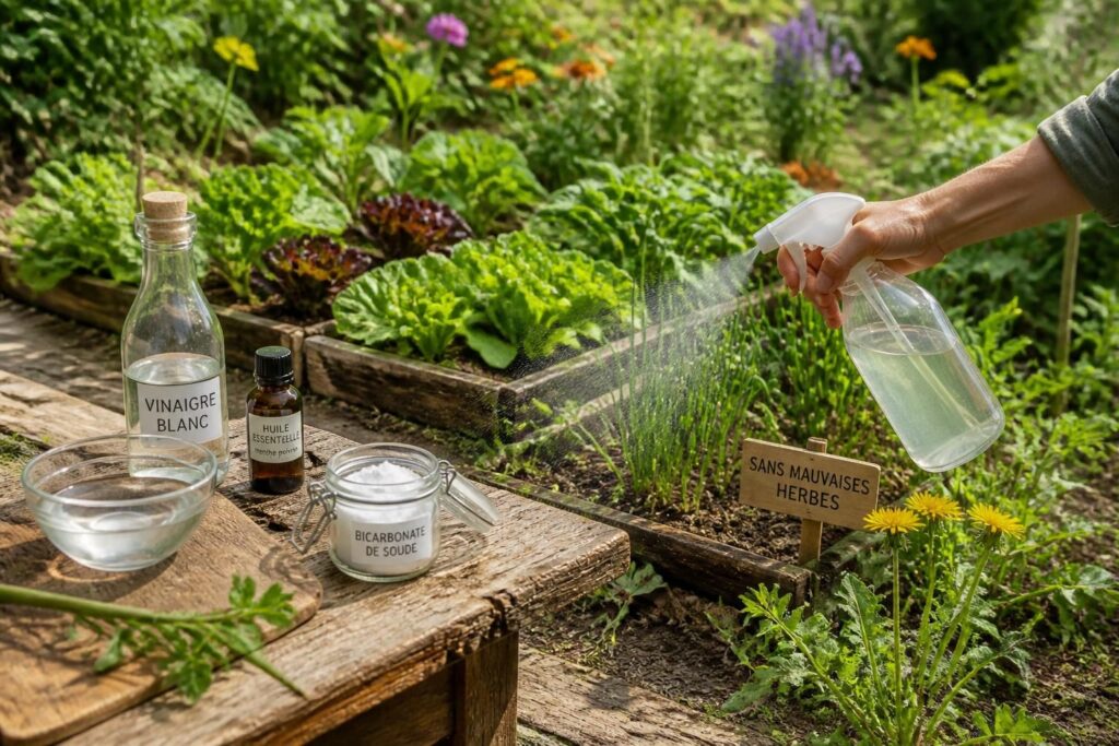 découvrez des alternatives naturelles et efficaces au désherbant chimique pour un jardin sans pesticides. apprenez à entretenir votre espace vert de manière écologique et saine.