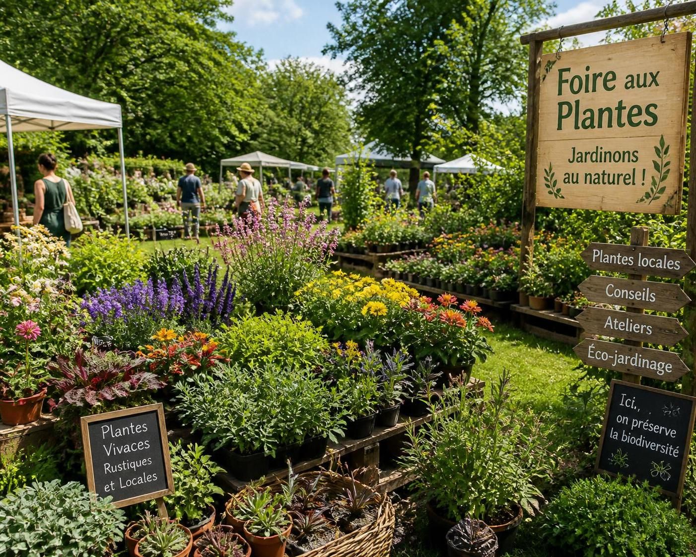 découvrez quelles plantes choisir lors de la foire aux plantes ce week-end pour créer un jardin écologique, respectueux de l'environnement et favorable à la biodiversité.