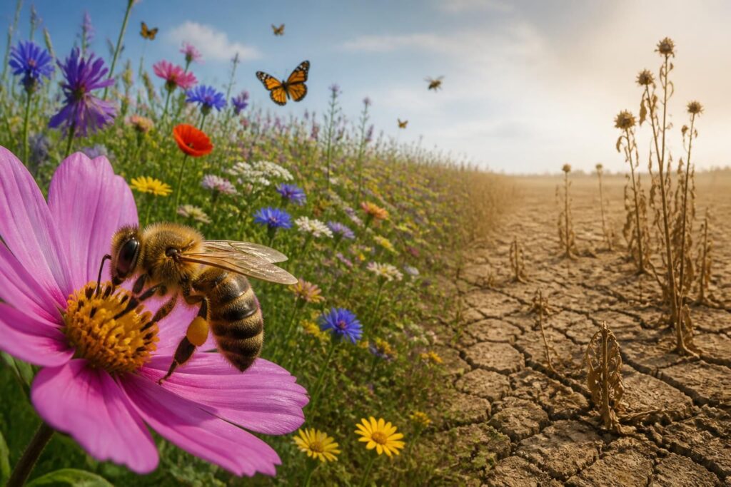 découvrez comment la disparition des abeilles met en danger la biodiversité essentielle, impactant la pollinisation et l'équilibre des écosystèmes.