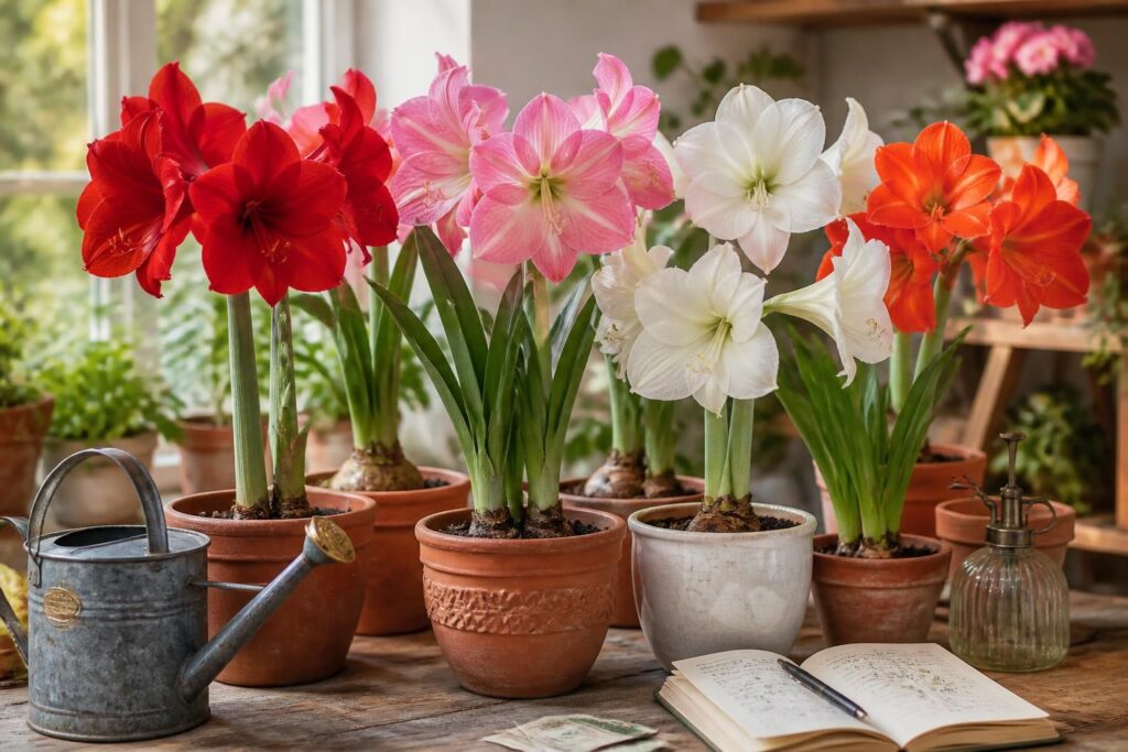 découvrez nos conseils d'entretien pour l'amaryllis et explorez les différentes variétés à cultiver facilement chez vous.