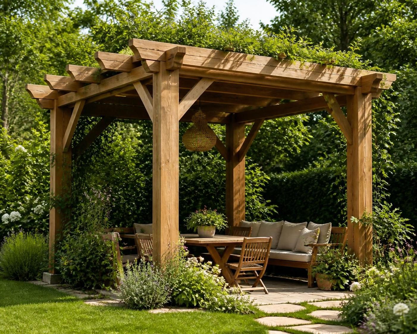découvrez comment construire une pergola en bois fait maison avec nos astuces pour créer un abri naturel, esthétique et durable, parfait pour votre jardin.