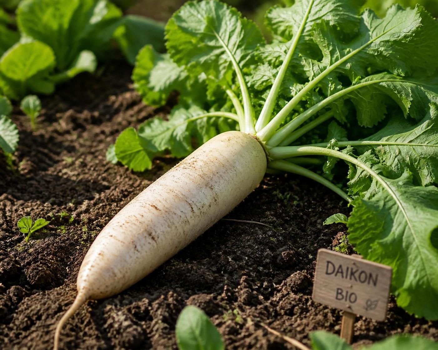 découvrez comment le daikon, ce radis asiatique, s'intègre parfaitement dans une alimentation écoresponsable grâce à ses qualités nutritionnelles et sa culture respectueuse de l'environnement.