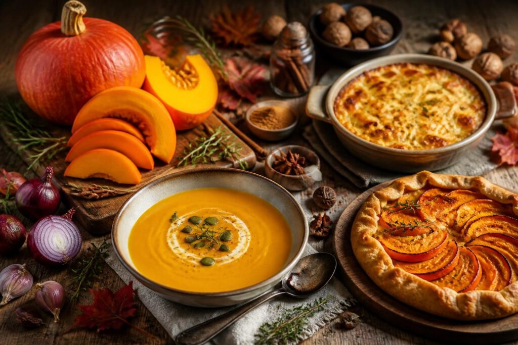 découvrez des recettes gourmandes pour sublimer le potimarron, ce légume d'automne savoureux et polyvalent, et apportez une touche chaleureuse à vos repas de saison.