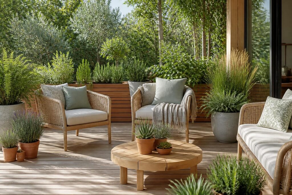 découvrez quelles plantes choisir pour créer une terrasse extérieure verdoyante et durable, alliant esthétisme et respect de l'environnement.