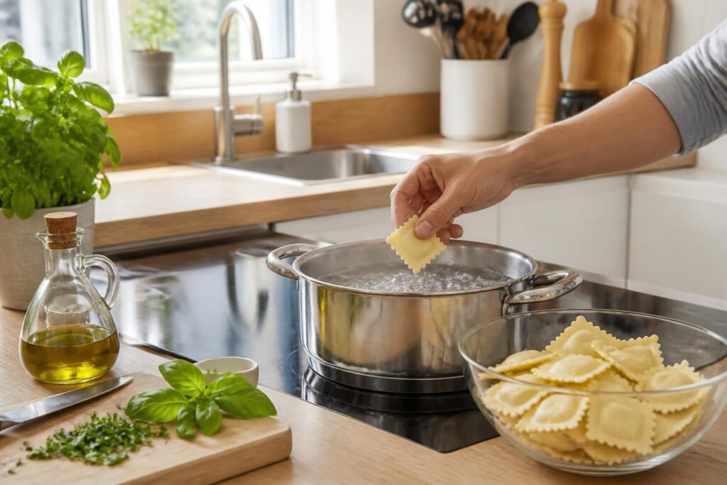 découvrez comment faire cuire facilement des ravioles fraîches ou congelées pour un repas rapide et savoureux. suivez nos conseils simples pour une cuisson parfaite à chaque fois.