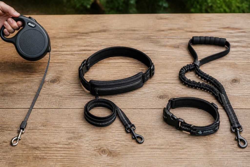 découvrez comment choisir la laisse idéale pour votre chien parmi les modèles enrouleur, main libre ou anti-traction, pour des promenades agréables et sécurisées.
