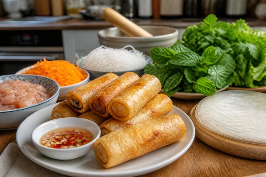 découvrez nos recettes maison de nems au poulet, savoureuses et faciles à préparer pour régaler toute la famille.