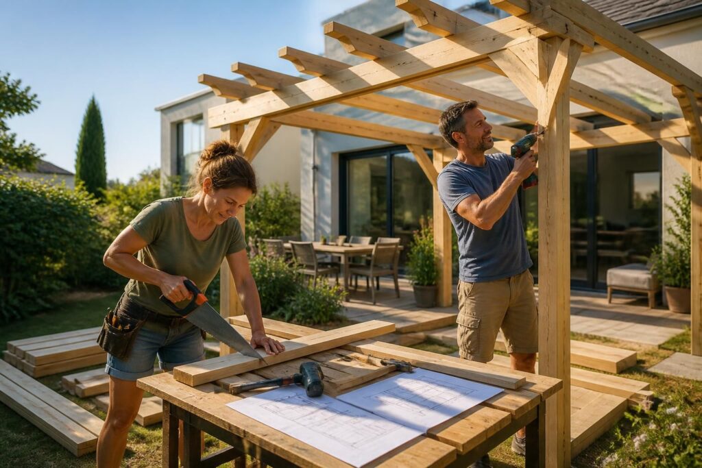 découvrez comment construire votre pergola en bois vous-même grâce à nos conseils pratiques et plans détaillés pour réussir votre projet de a à z.