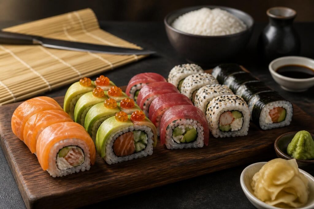 découvrez les rolls sushi, leurs spécialités uniques et les secrets de préparation pour réaliser ces délices japonais chez vous.