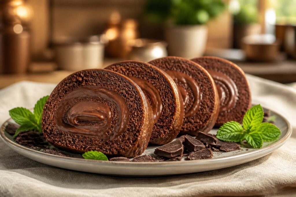 découvrez nos recettes de roulé au chocolat moelleux, parfaites pour un dessert gourmand et facile à réaliser. fondant et savoureux, ce gâteau ravira vos papilles !