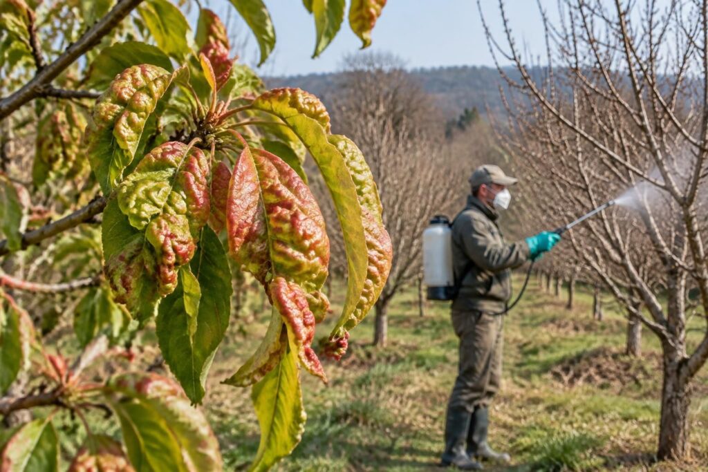 découvrez quand traiter la cloque du pêcher et comment prévenir ce champignon avec des gestes adaptés, du repos hivernal au débourrement.