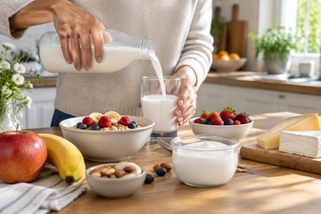 découvrez les bienfaits du lait pour la santé, ses apports nutritionnels et nos conseils pour le consommer de façon équilibrée.