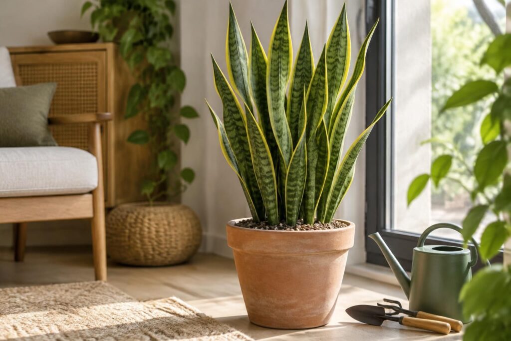 découvrez comment entretenir la sansevieria trifasciata : conseils d’arrosage, de lumière et de rempotage pour garder cette plante d’intérieur en pleine santé.